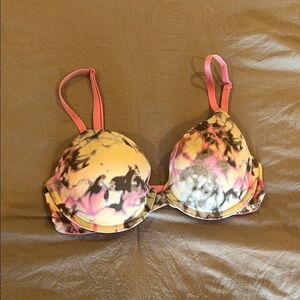Victoria's Secret Multicolor Pink Strap Push-Up Bra